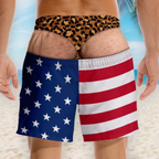 Funny Men Swim Trunks Novelty Optical Illusion Swim Shorts Funny Novelty Party Board Shorts Gift for Husband Boyfriend