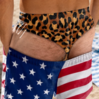 Funny Men Swim Trunks Novelty Optical Illusion Swim Shorts Funny Novelty Party Board Shorts Gift for Husband Boyfriend
