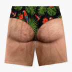 Funny Men Swim Trunks Novelty Optical Illusion Swim Shorts Funny Novelty Party Board Shorts Gift for Husband Boyfriend