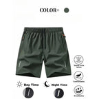 Men’s 5-Pack FlexFit Active Shorts – Stretch, Quick-Dry & Zip Pockets