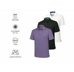 Men’s Everyday Contrast-Collar Polo 3-Pack