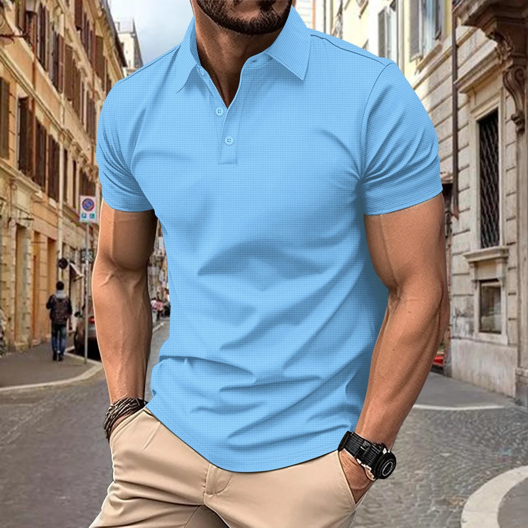 Polo décontracté de sport pour homme