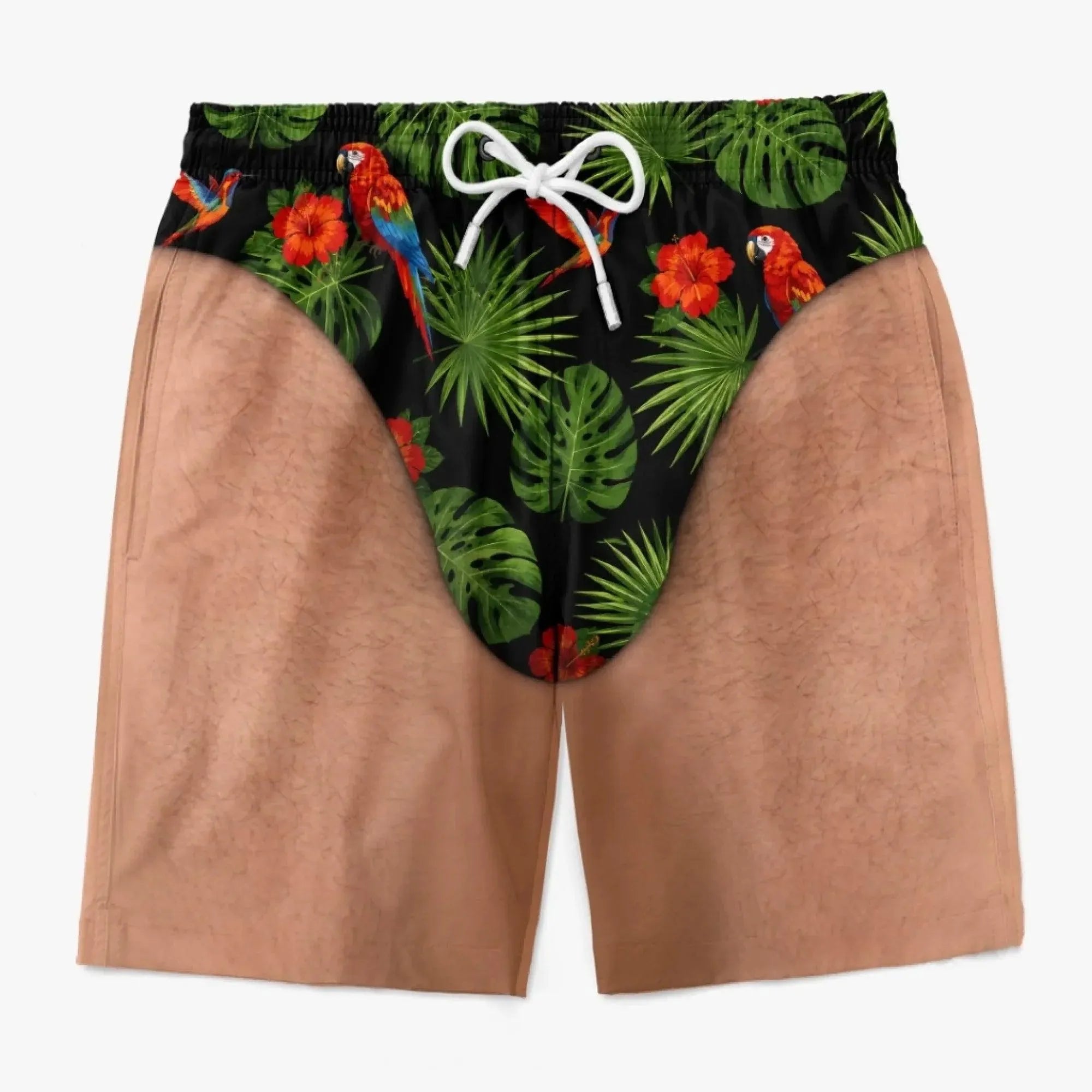 Funny Men Swim Trunks Novelty Optical Illusion Swim Shorts Funny Novelty Party Board Shorts Gift for Husband Boyfriend