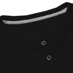 Men's Slim Fit Henley Shirt - Gym & Casual Wear