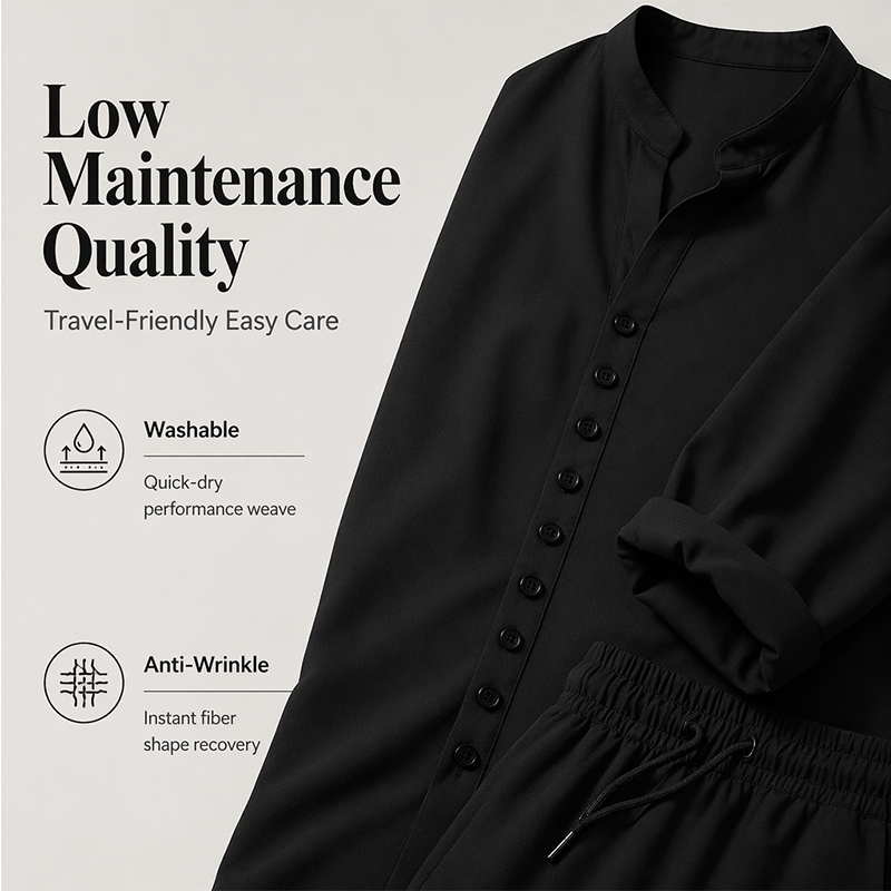 Easy-care set details